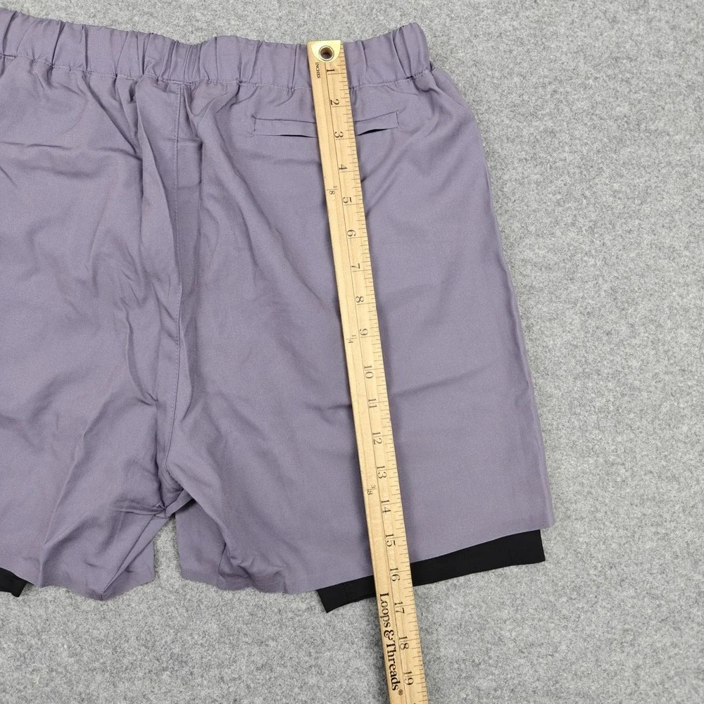 Darc Sport‎ Los Angeles Forever Compression Shorts Mens Medium Purple Lined New